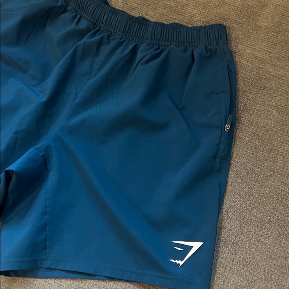 Blue Athletic Shorts - Picture 2 of 6